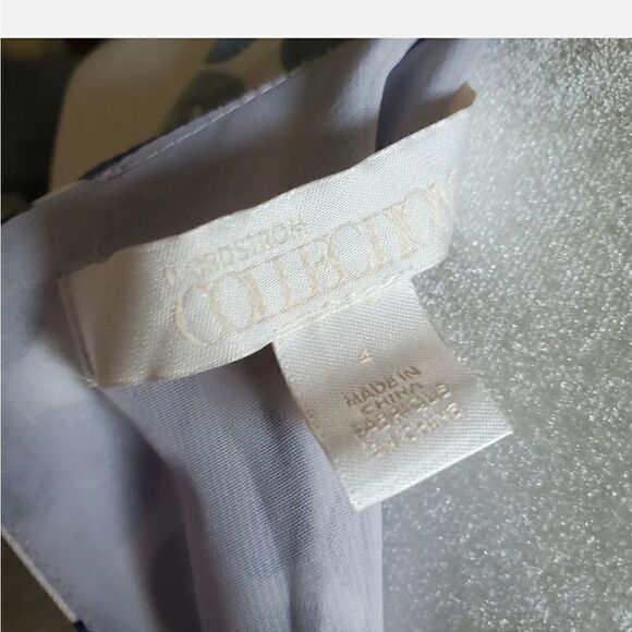 Nordstrom Collection Circle Print Silk Dress 4 - Picture 7 of 11